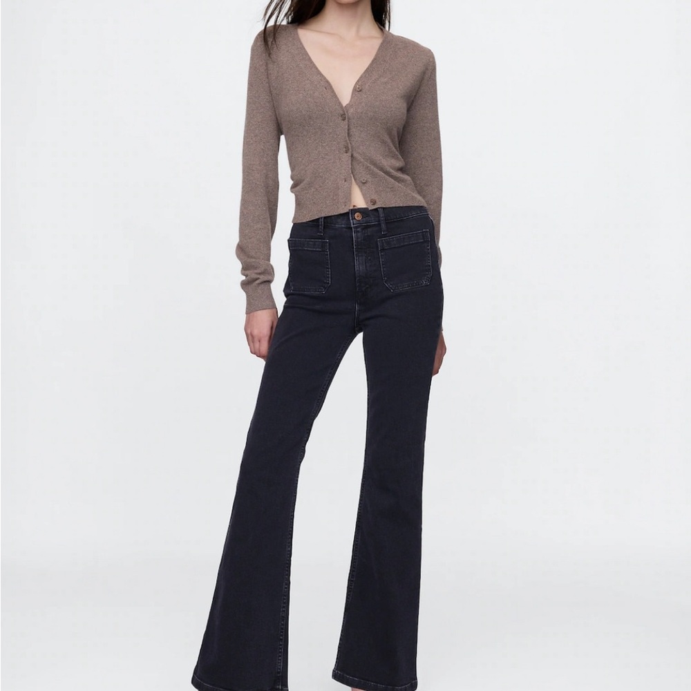 GAP Black Flared Jeans 28P